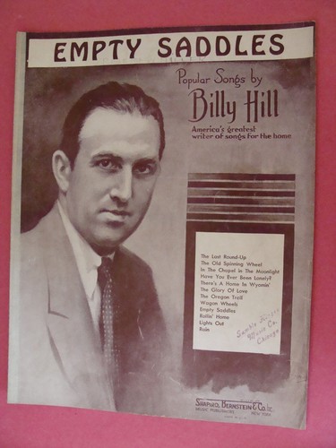 Selle vuote 1936 billy hill - 1936, di