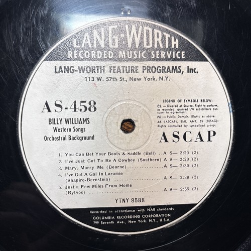Billy williams langworth - williams,